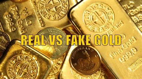 real gold and false gold